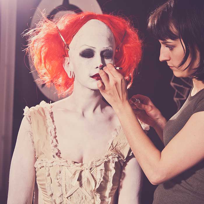 Burlesk IT Clown Behind the Scenes