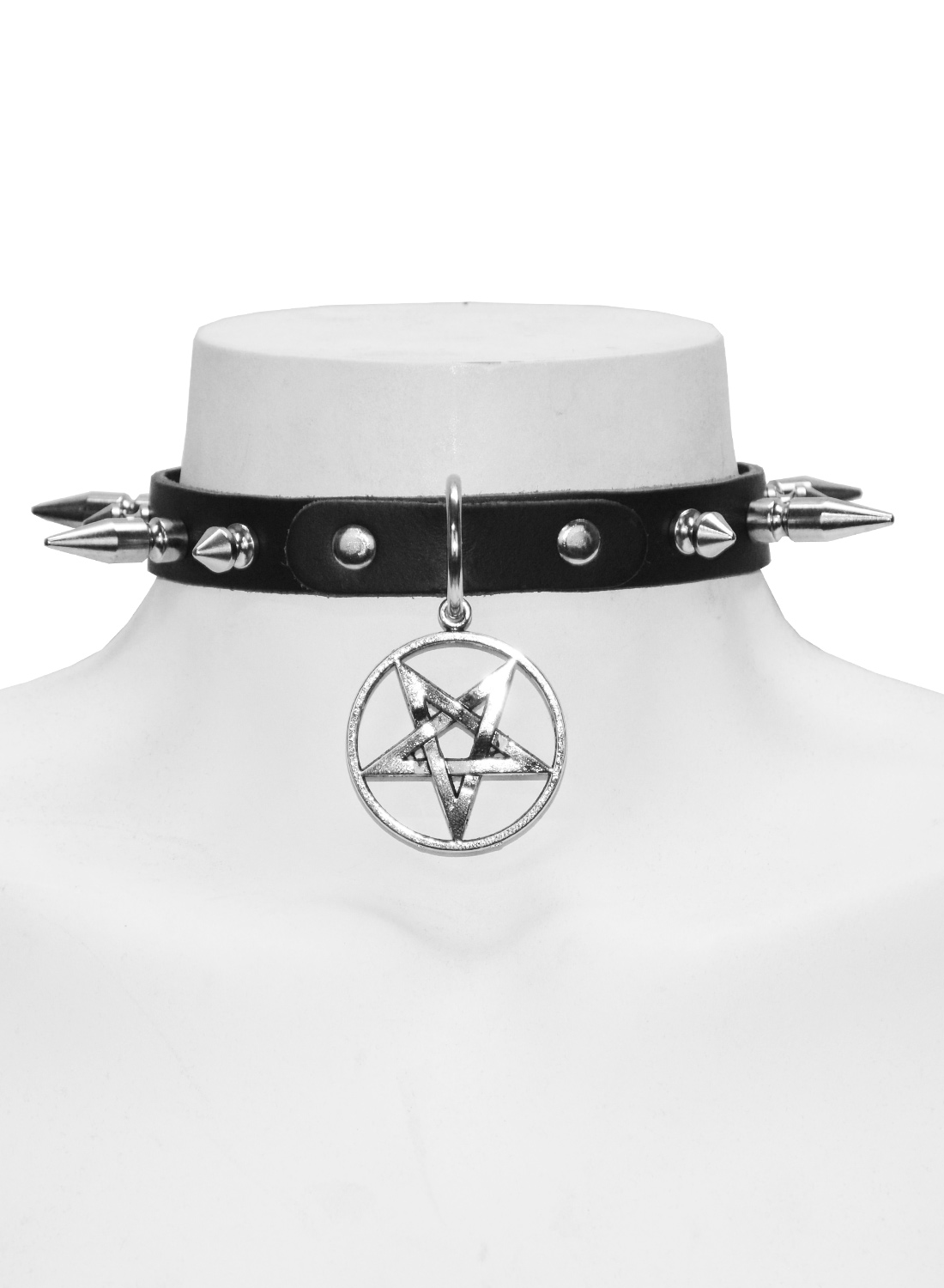 Felon Spike Leather Choker
