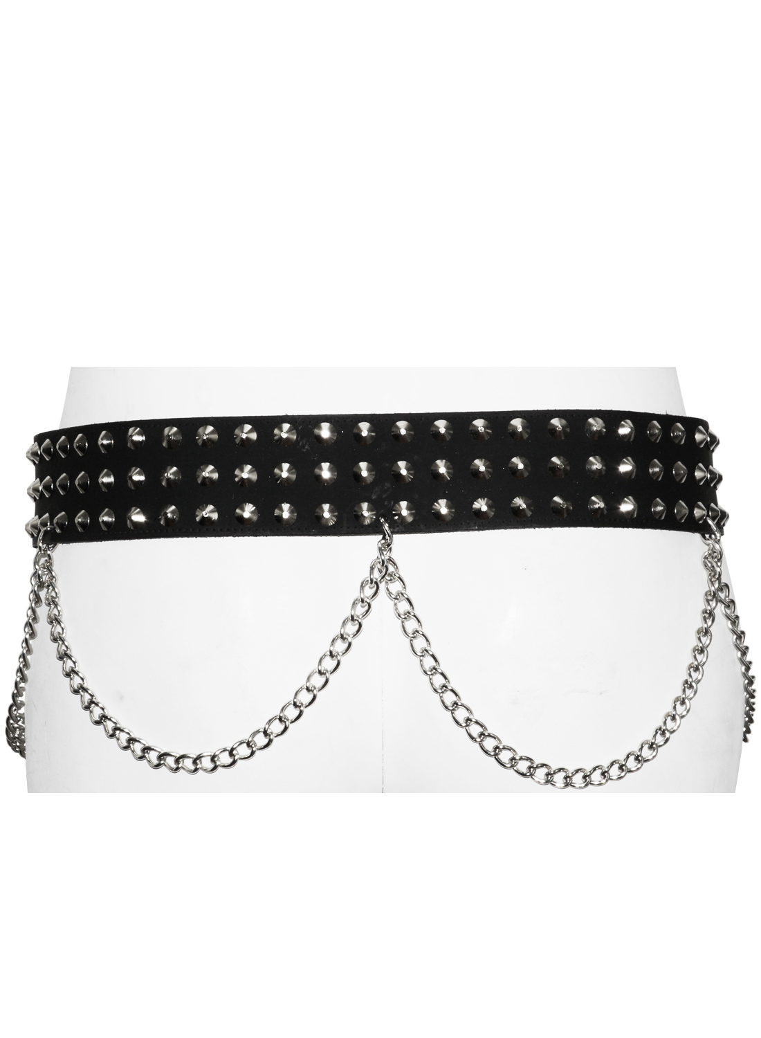 3 Row Con Studbelt+Chain