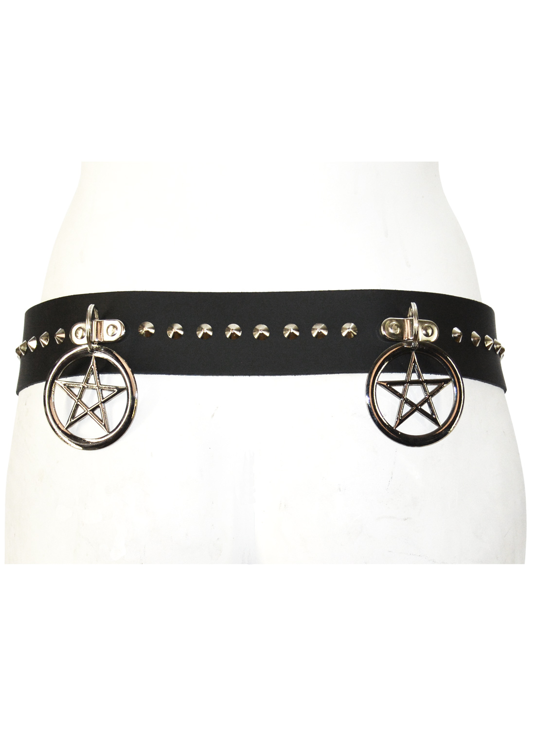 Sid Belt pentagrams+Con studs