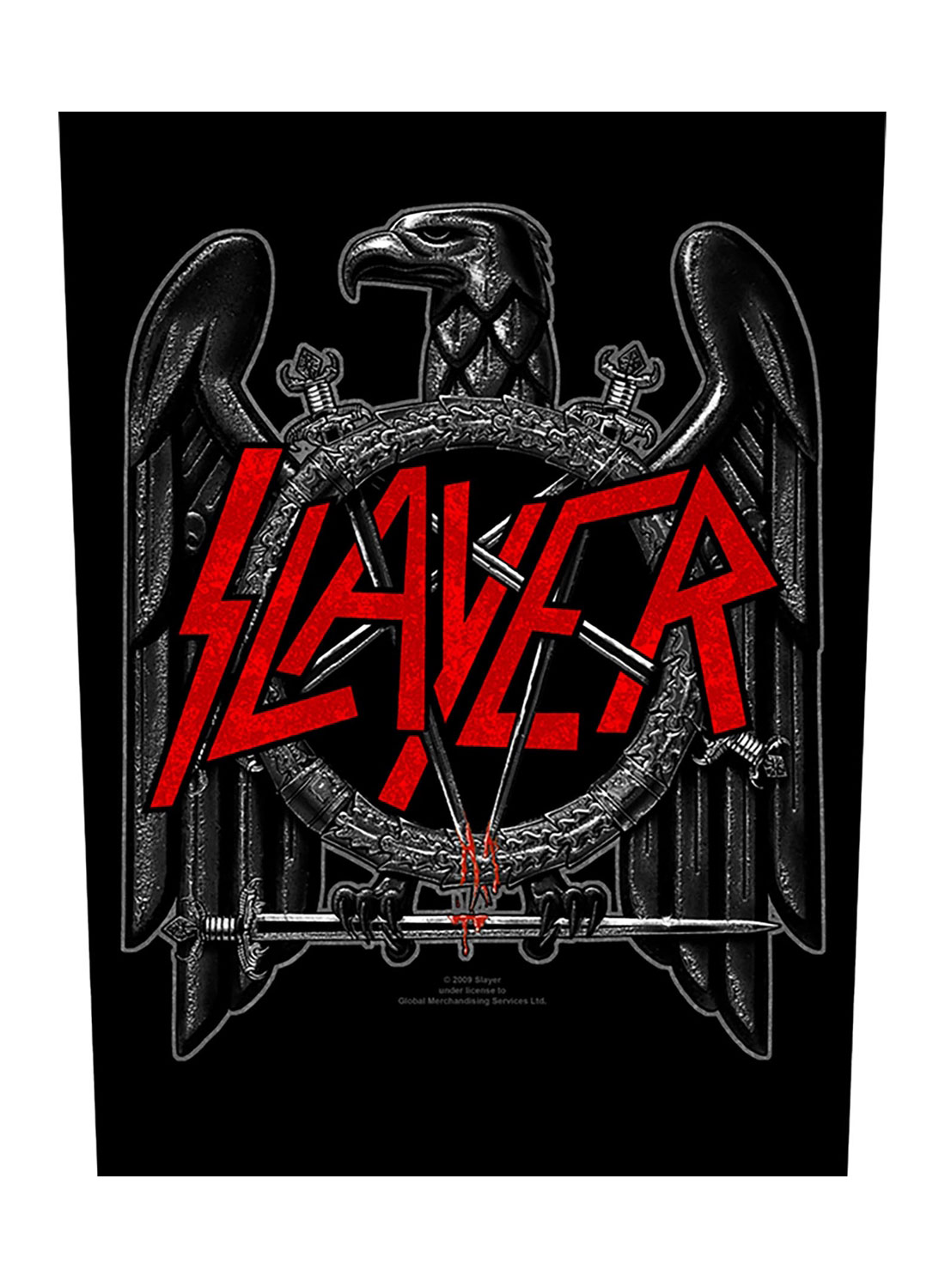 Slayer Black Eagle Back Patch