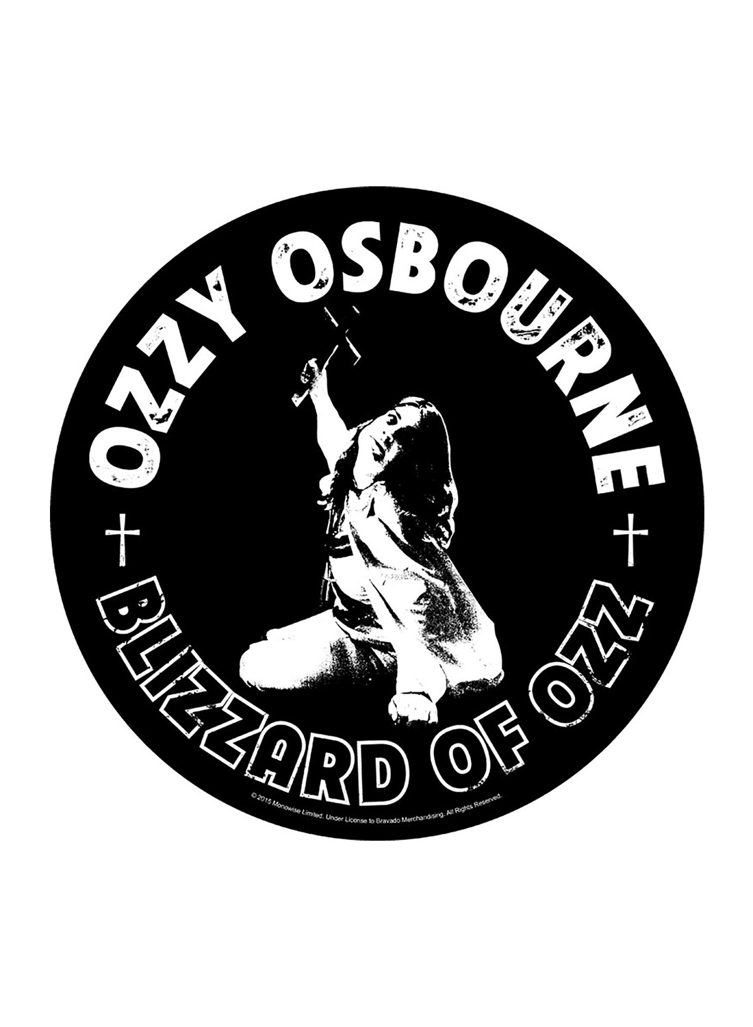 Ozzy Osbourne Blizzard Of Ozz Back Patch
