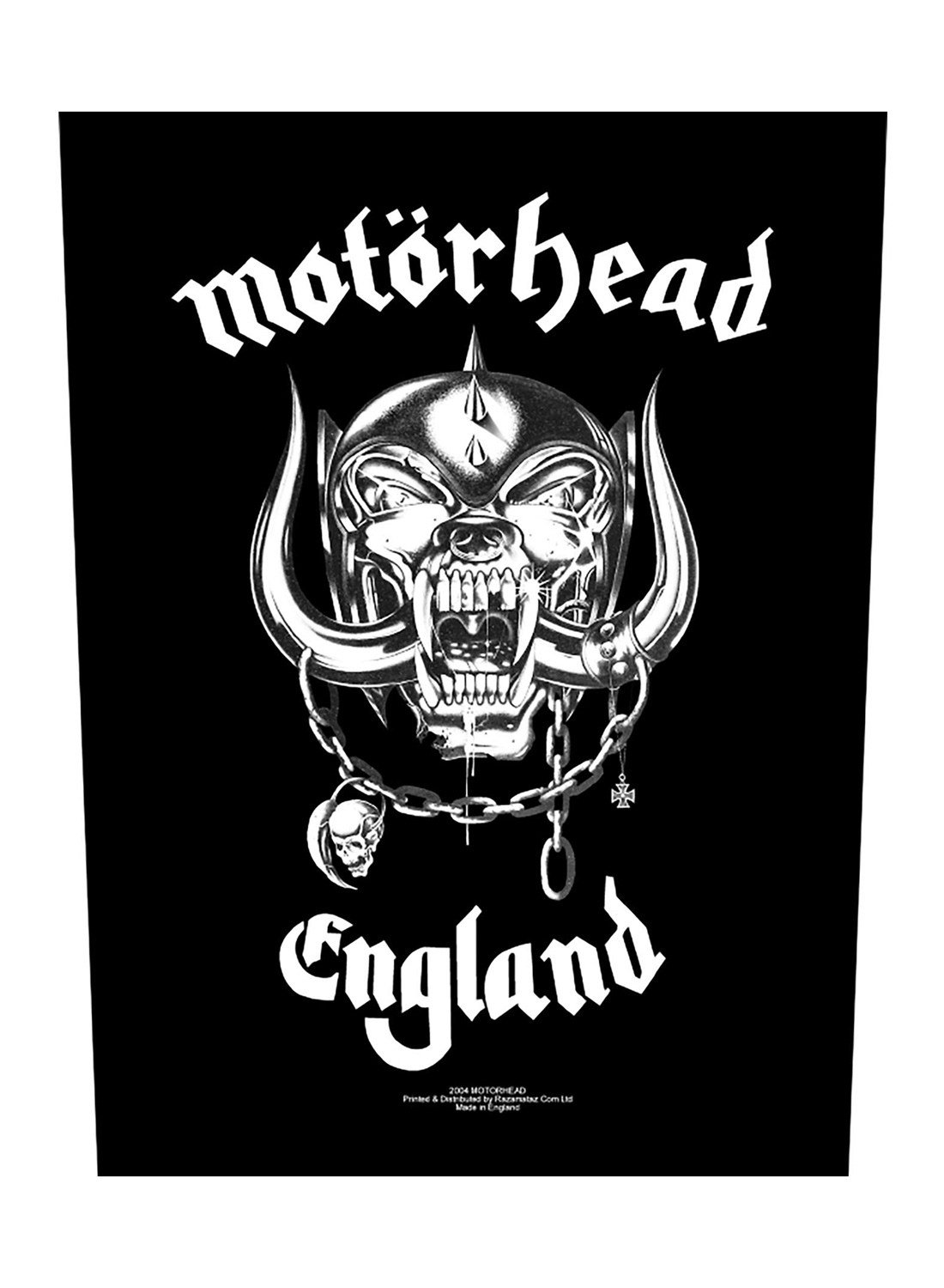 Motörhead England Back Patch