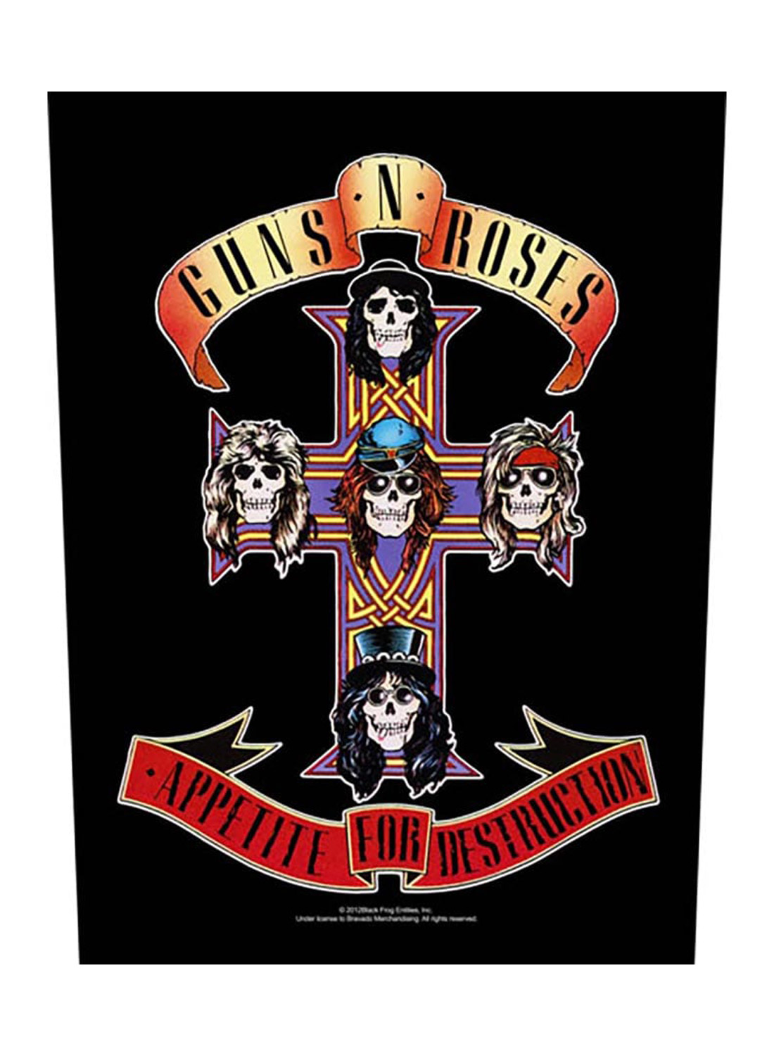 Guns 'N' Roses Appetite for Destruction Back Patch