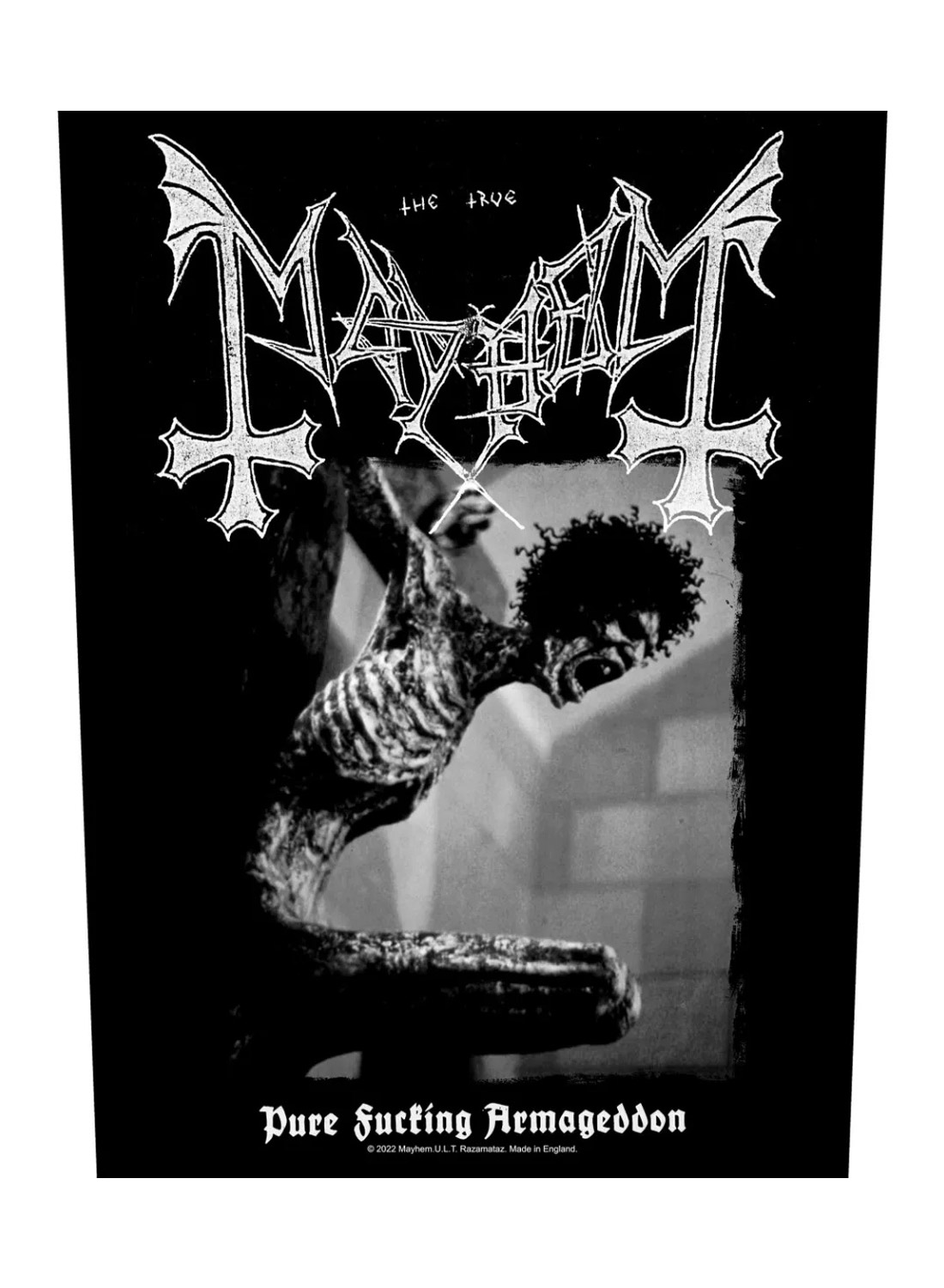 Mayhem Pure Fucking Armageddon Back Patch
