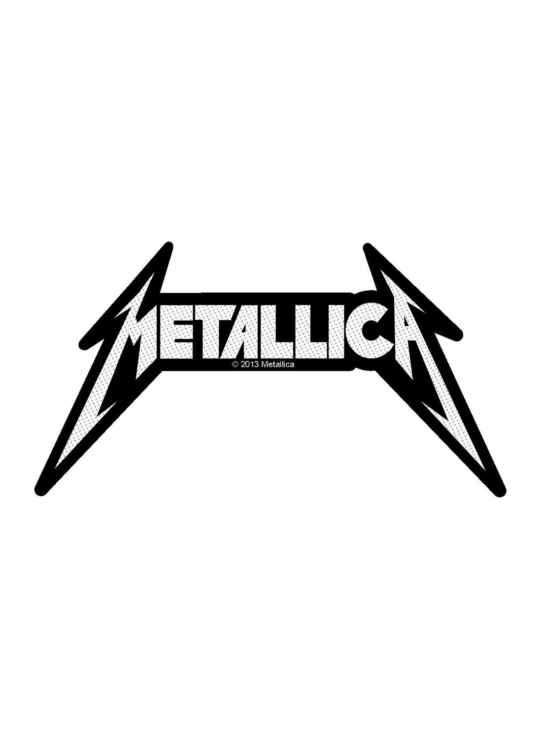 Metallica Shaped Logo Patch