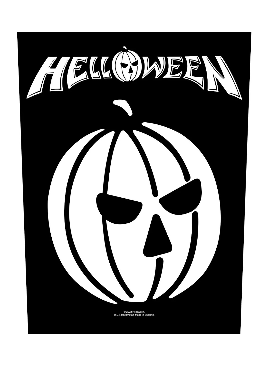 Helloween Pumpkin Back Patch