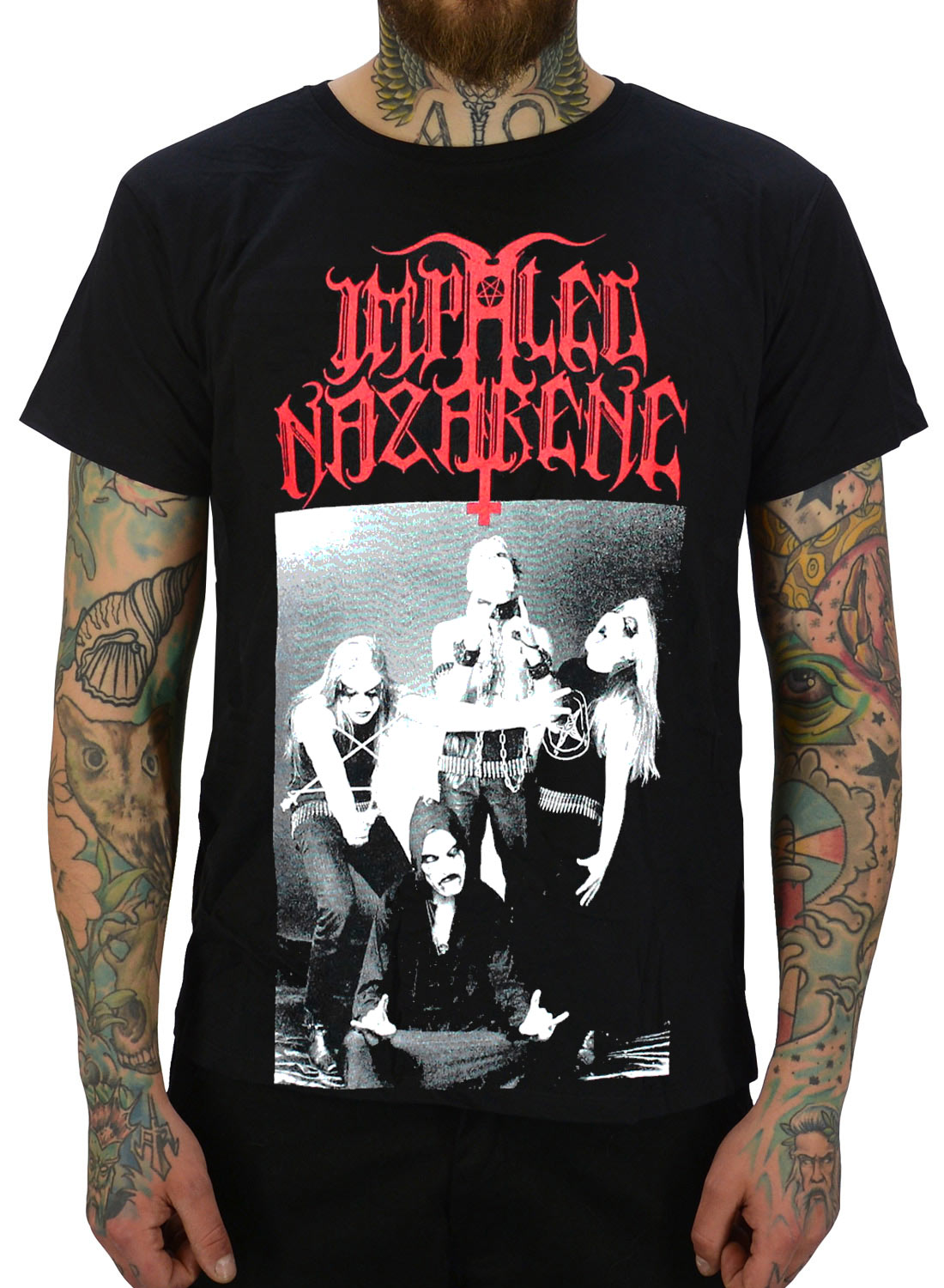 Impaled Nazarene Christ Is The Crucified Whore T-shirt