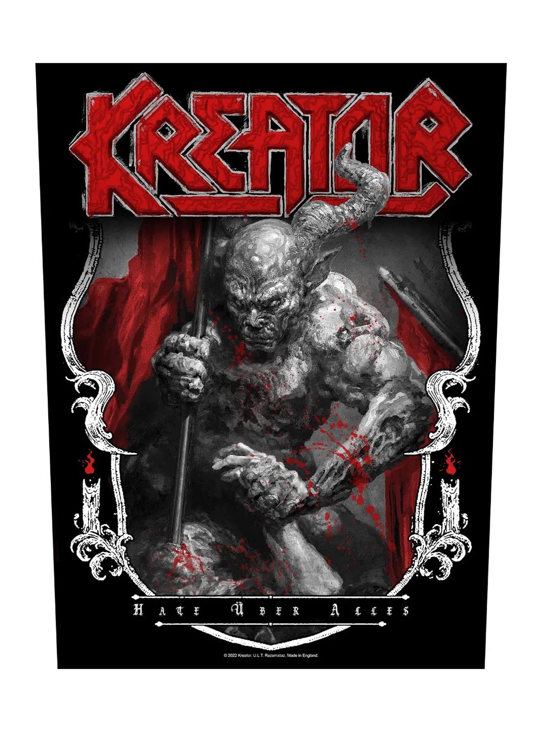 Kreator Hate Uber Alles Back Patch