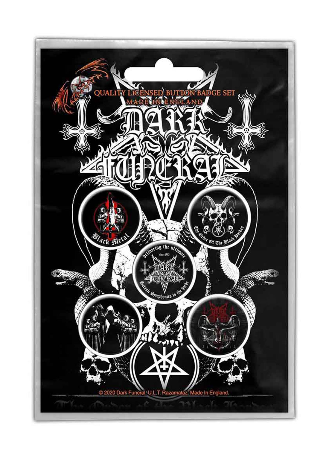 Dark Funeral The Black Hordes Badge Pack