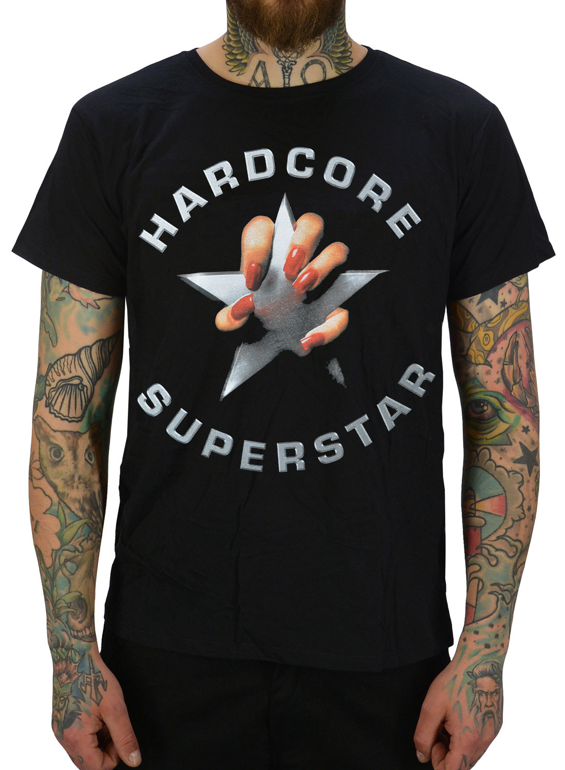 Hardcore Superstar Black Album Logo T-shirt
