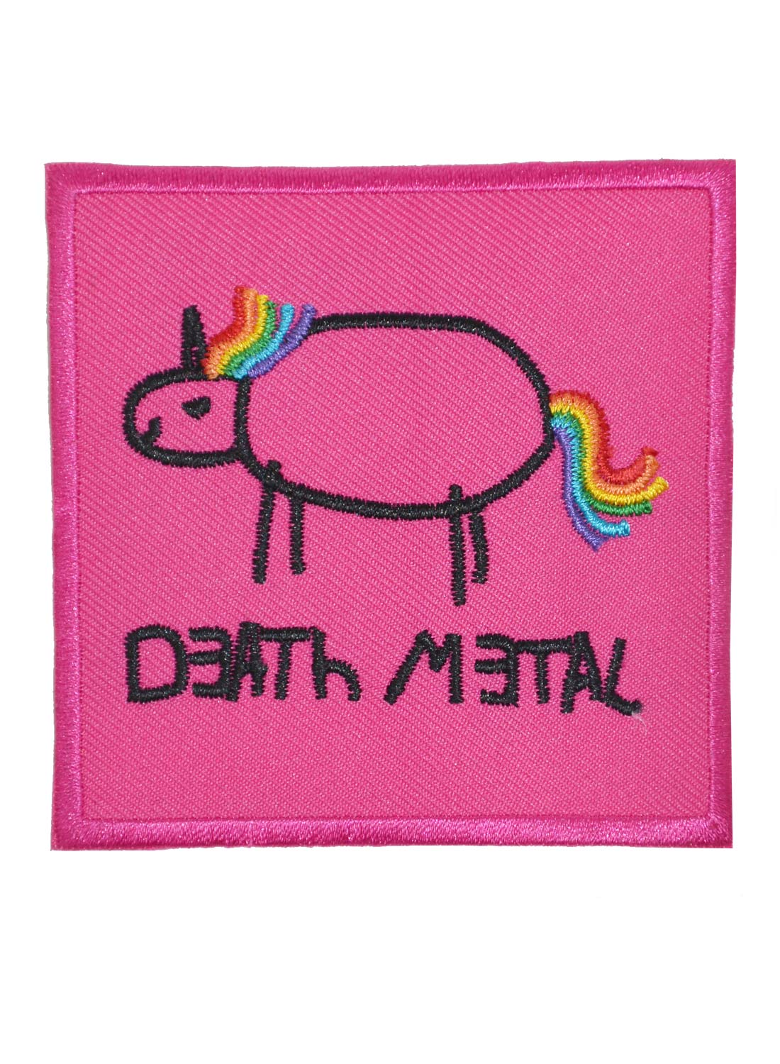 Pink Death Metal Embroidered patch