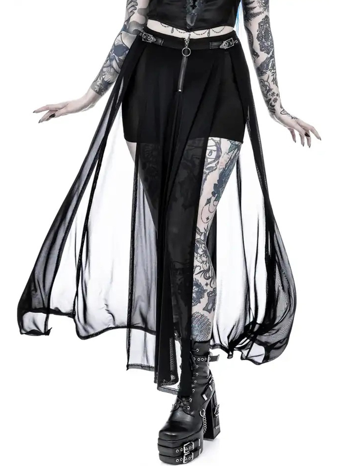 Restyle Shadows Maxi Skirt