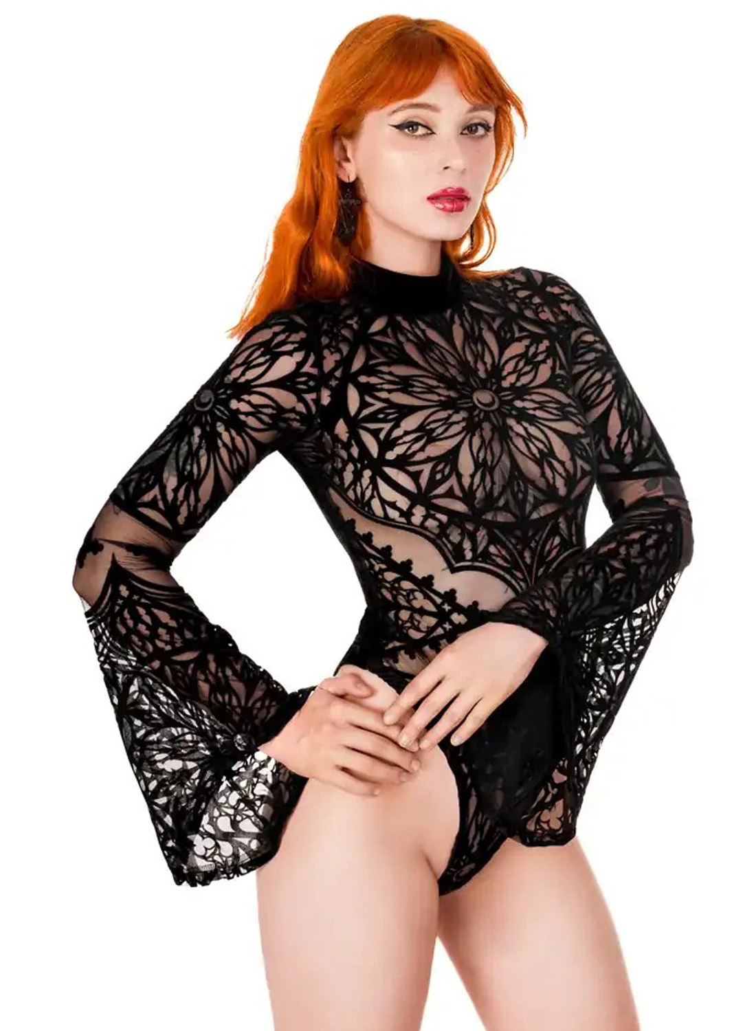 Restyle Rosarium Bodysuit