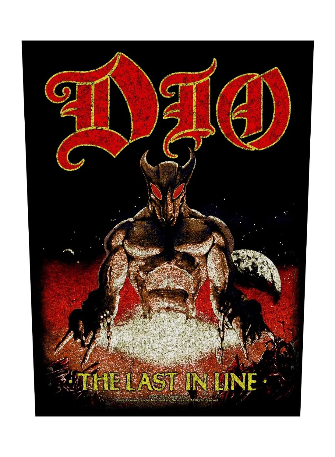 Dio The Last In Line Back Patch