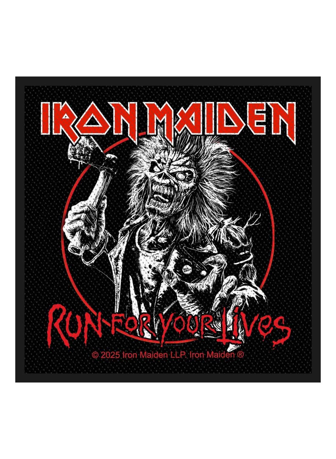 Iron Maiden Run For Your Lives Patch
