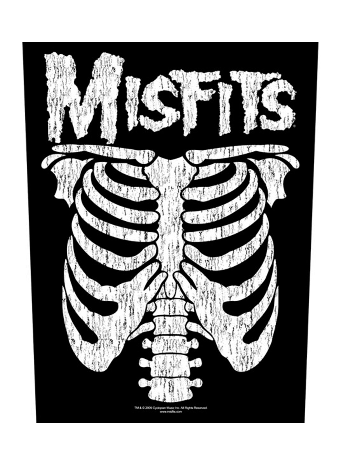 Misfits Ribcage Back Patch